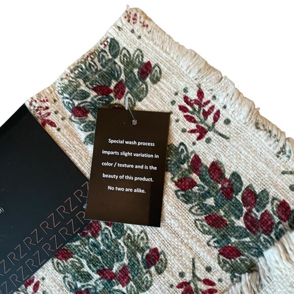 Rachel Zoe Christmas Tree Placemats 13x19 Set of 4 Holiday New - Picture 4 of 10